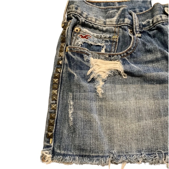 Denim Hollister Mini Skirt - Picture 3 of 7